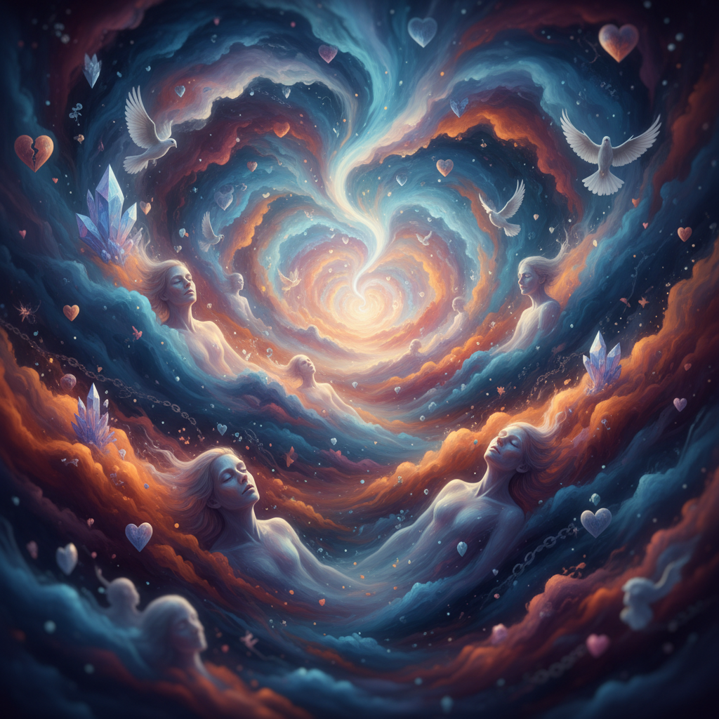 Illustration for Anima and Animus in Dreams: A Jungian Guide to Your Inner Counterpart