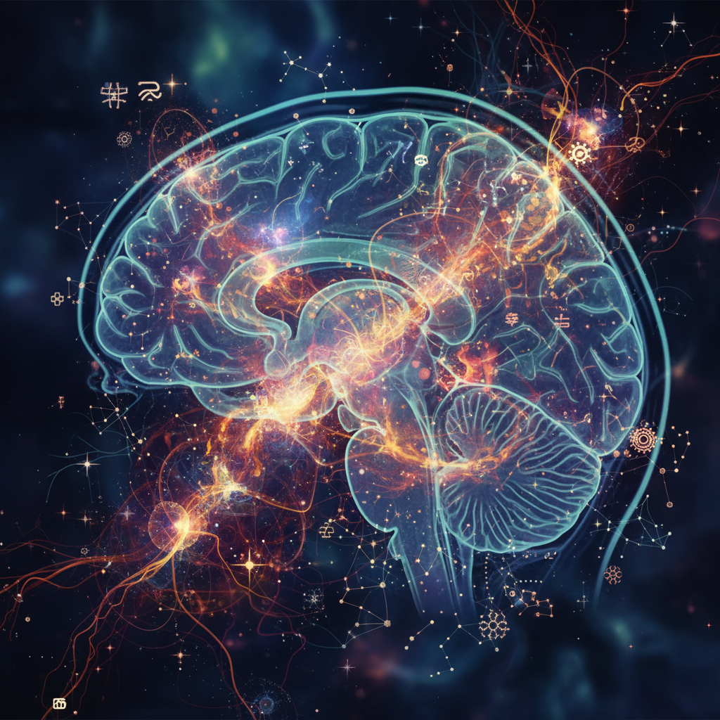 Illustration for The Paradoxical Theater: A Deep Dive into Brain Waves During REM Sleep